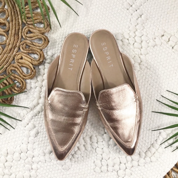 mules rose gold